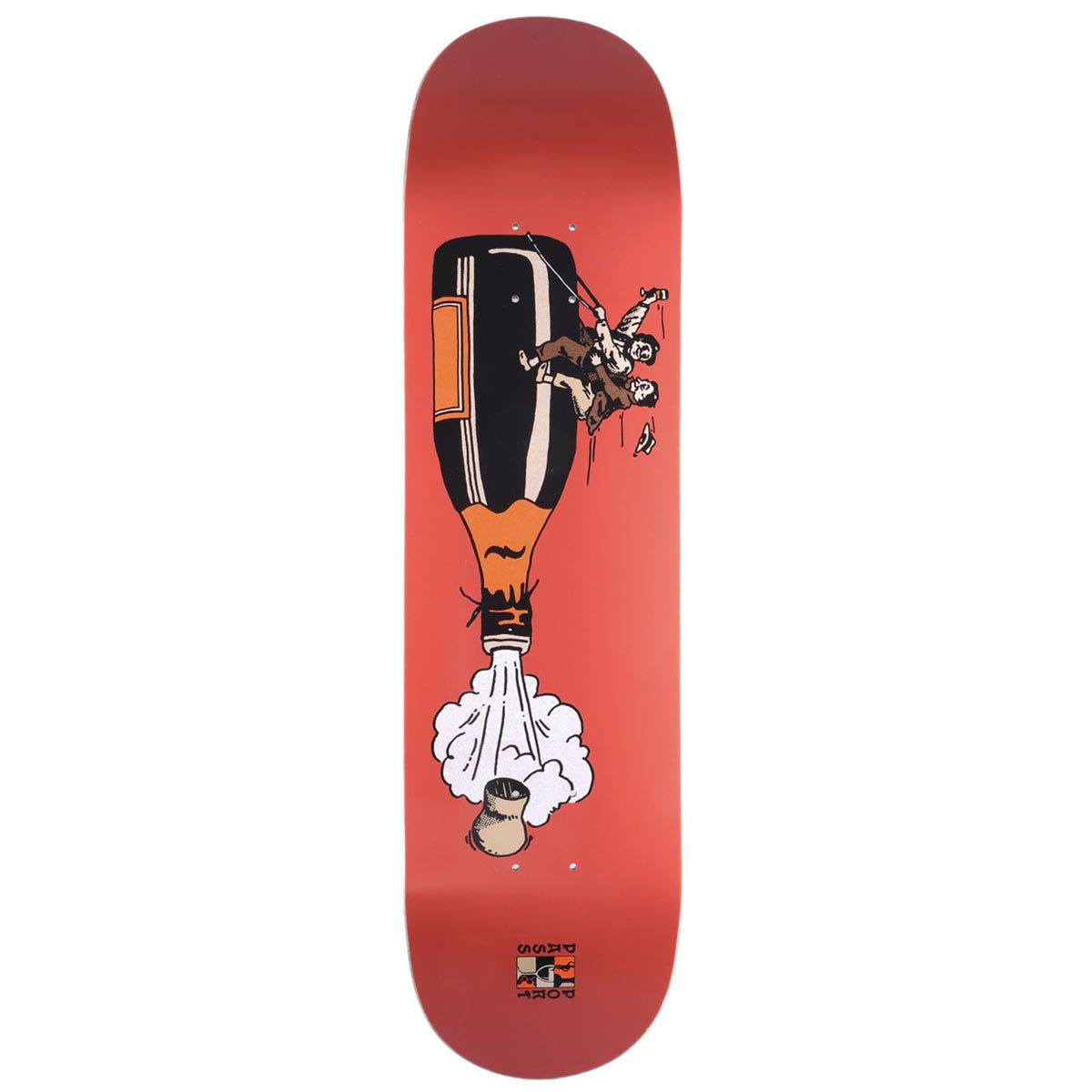 Passport Wine Em & Dine Em Pop The Cork Skateboard Deck - 8.80