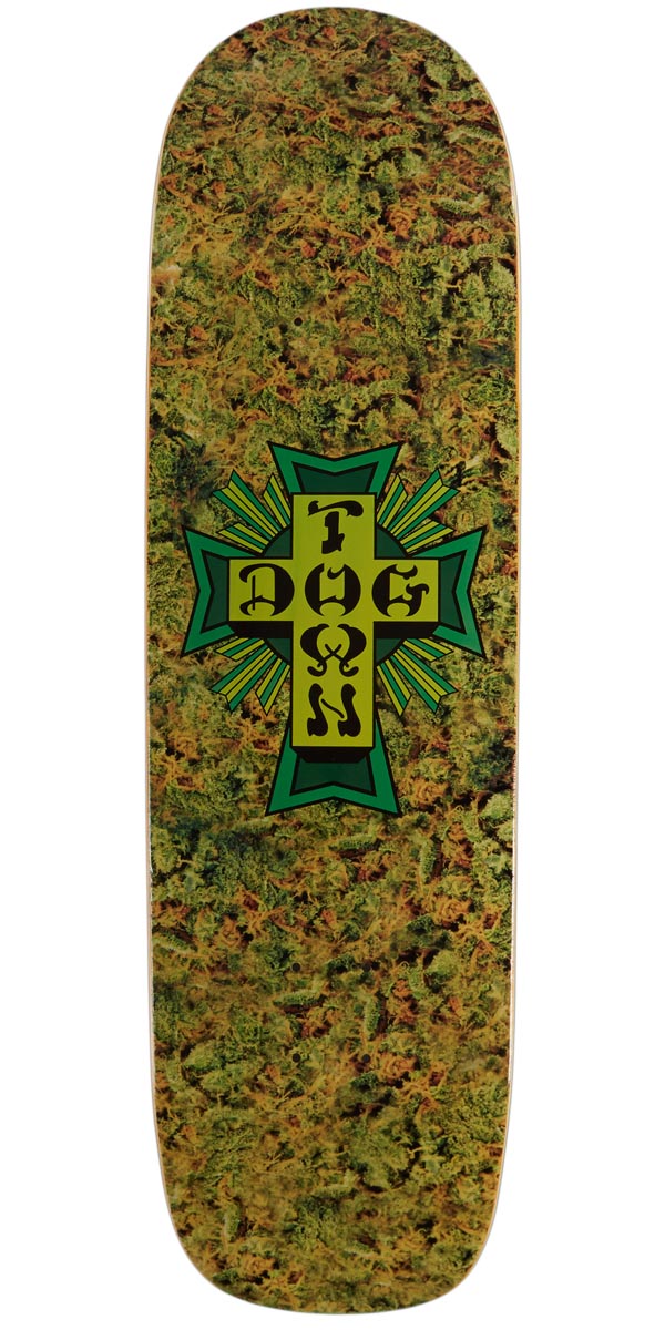 Dogtown 420 Cross Pool Skateboard Deck - Green - 9.00