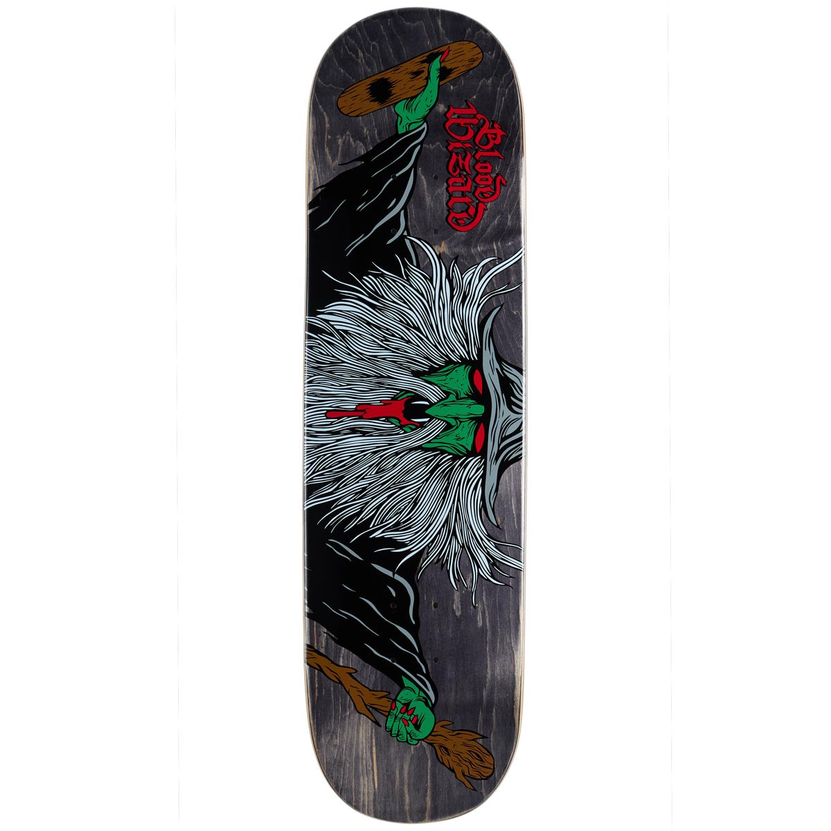 Blood Wizard Flying Wizard Blunt Skateboard Deck - Assorted Stains - 8.50