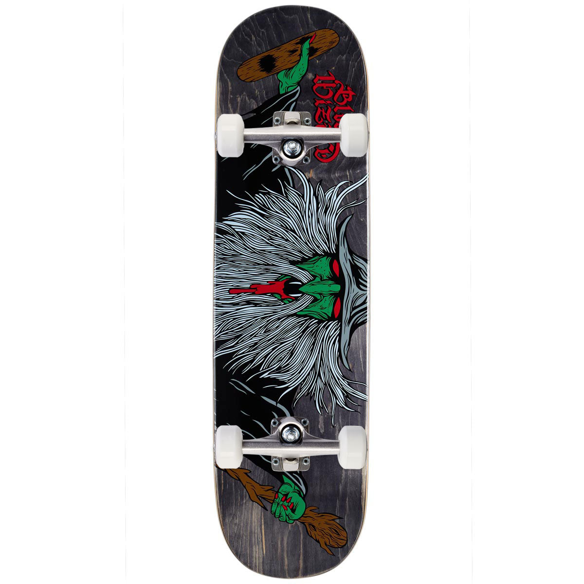 Blood Wizard Flying Wizard Blunt Skateboard Complete - Assorted Stains - 8.50