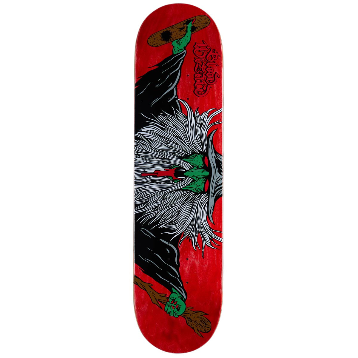 Blood Wizard Flying Wizard Skateboard Deck - Assorted Stains - 8.00