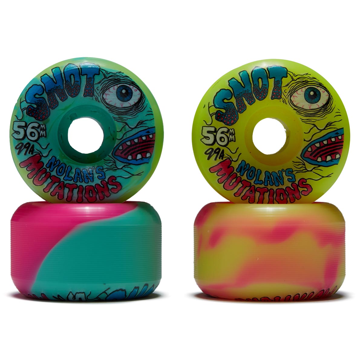 Snot Nolan's Mutations 99a Skateboard Wheels - 56mm image 2