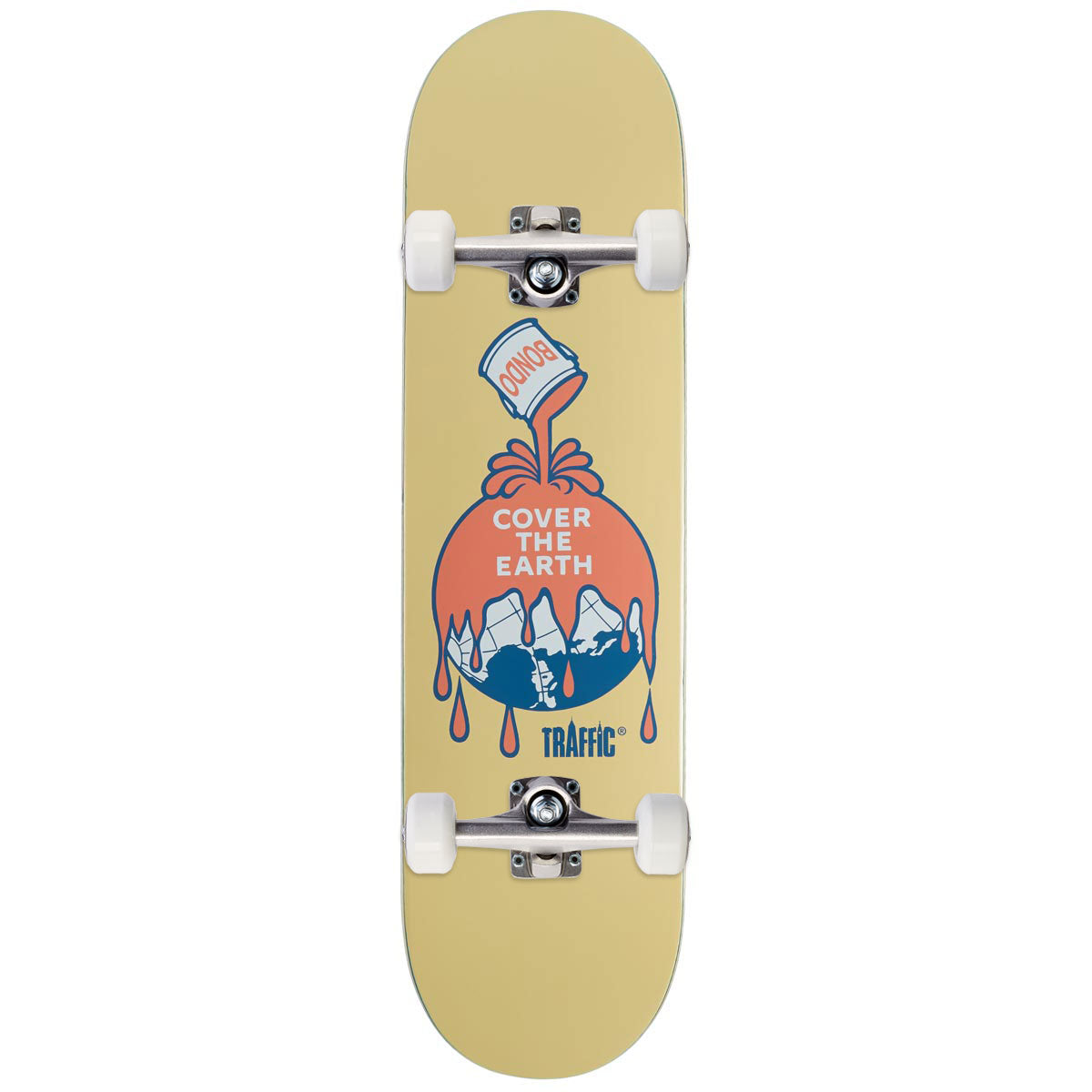 Traffic Cover The Earth Skateboard Complete - 8.25