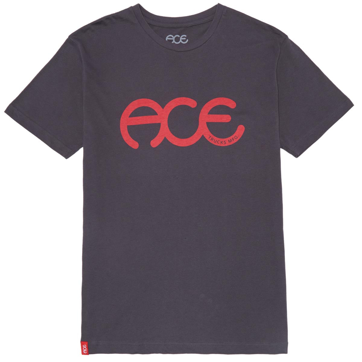 Ace Rings T-Shirt - Slate/Red image 1