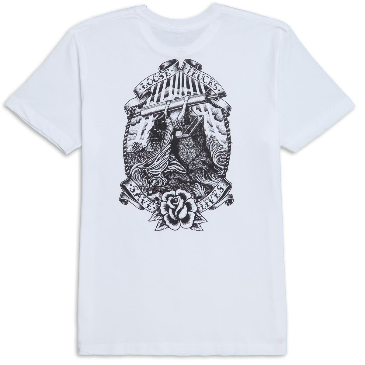 Ace Tattoo Pocket T-Shirt - White image 1