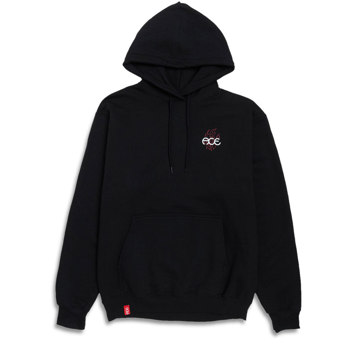 Ace Pinstripe Hoodie - Black image 1