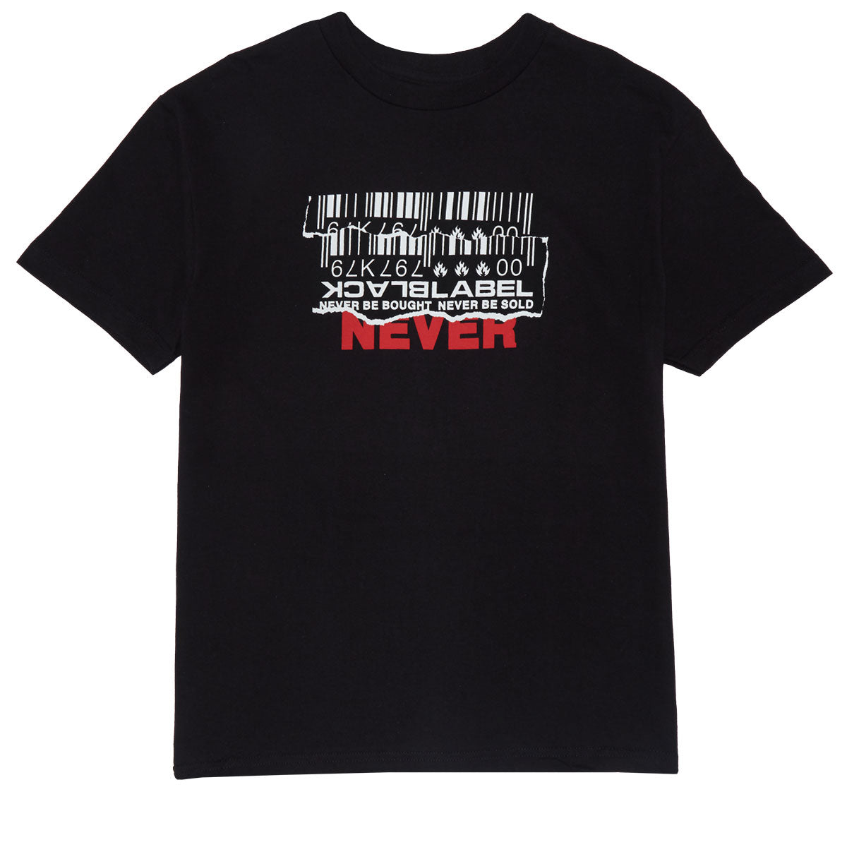 Black Label Never T-Shirt - Black image 1