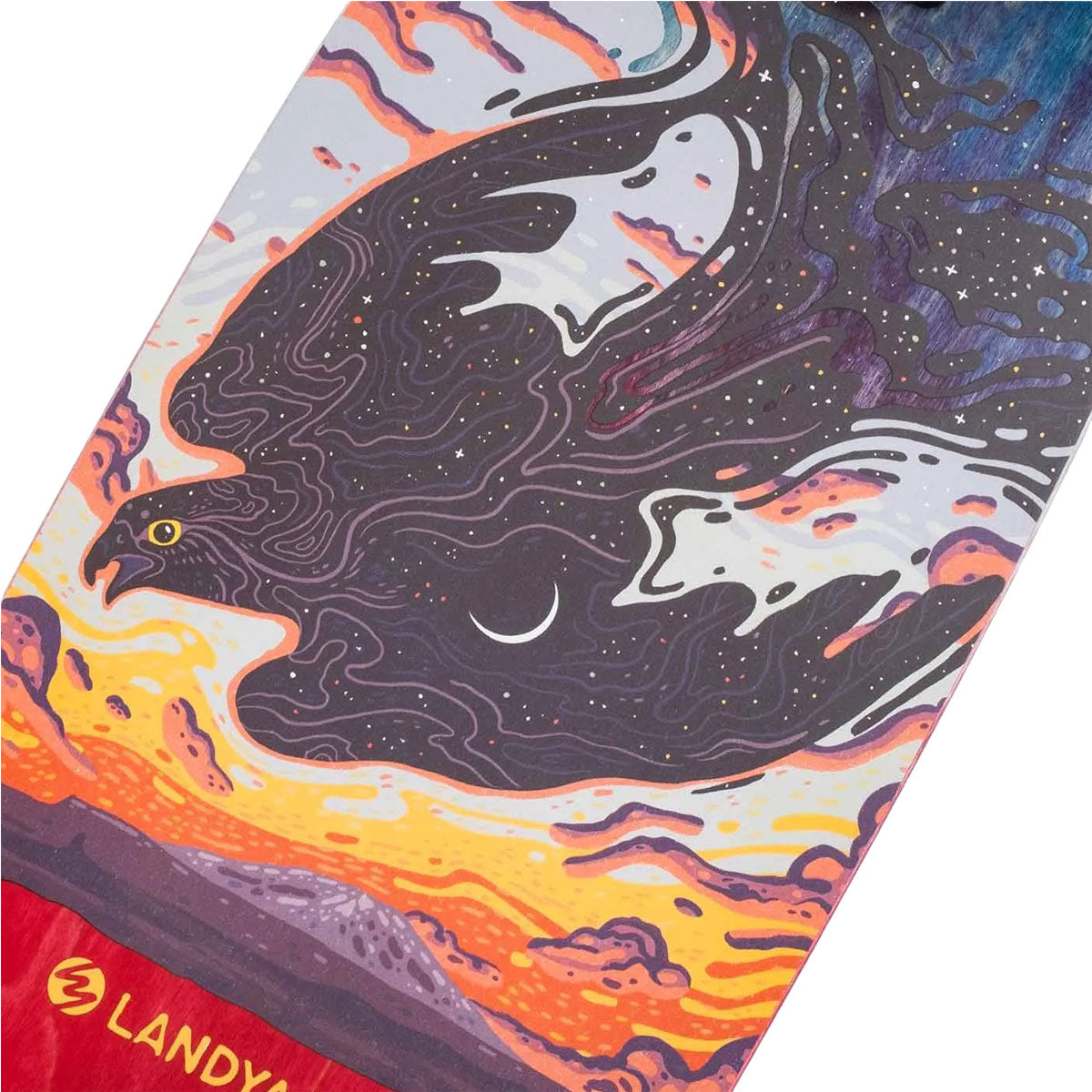 Landyachtz Tugboat Nightfall Longboard Deck image 4