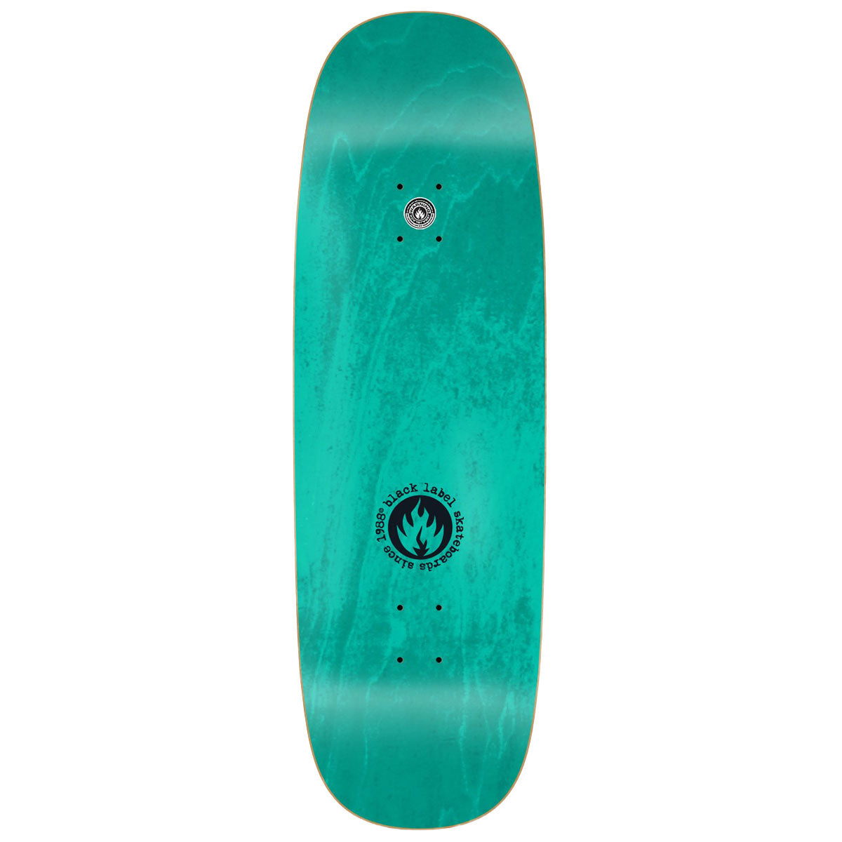 Black Label Thumbhead Torn Jumbotron Skateboard Deck - Assorted Stains - 10.00