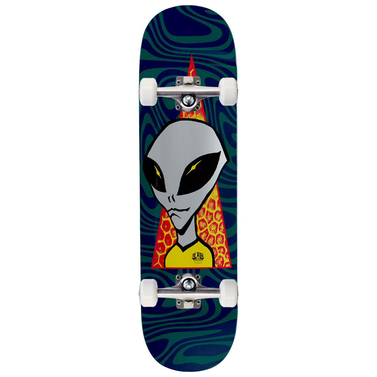 Alien Workshop Visitor Trippy Skateboard Complete - 8.50