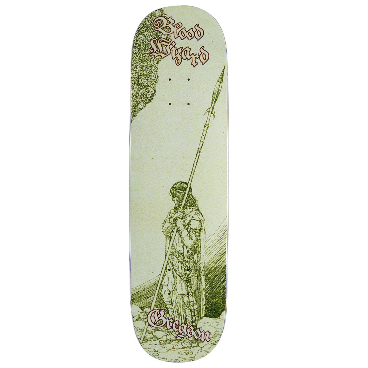 Blood Wizard Stronghold Gregson Saint Skateboard Deck - 8.60
