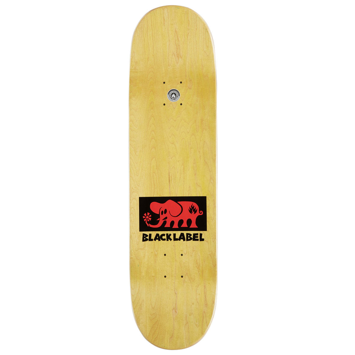 Black Label Elephant Block Skateboard Complete - Red - 8.50