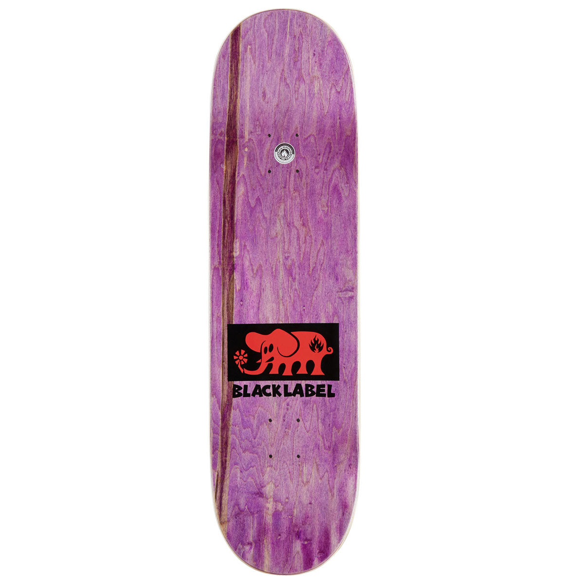 Black Label Elephant Block Skateboard Complete - Red - 8.75