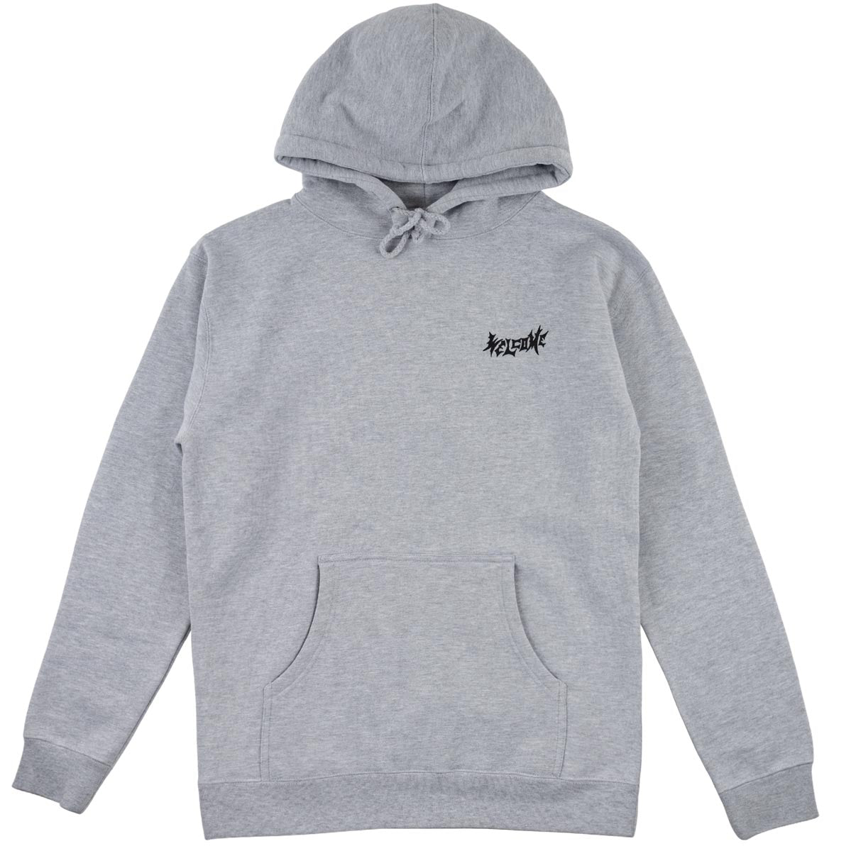 Welcome Sloth Hoodie - Heather Grey/Sage image 2