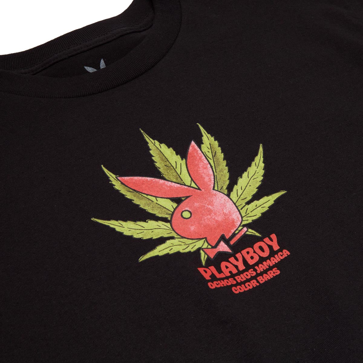 Color Bars x Playboy Jamaica Spades T-Shirt - Black image 3