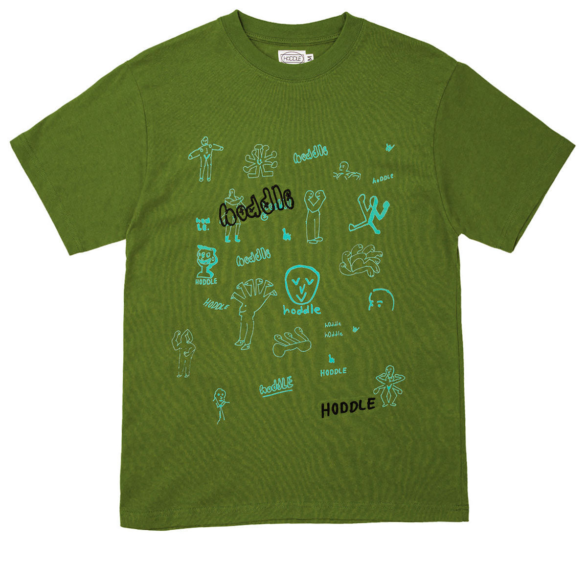 Hoddle Medusa T-Shirt - Olive image 1