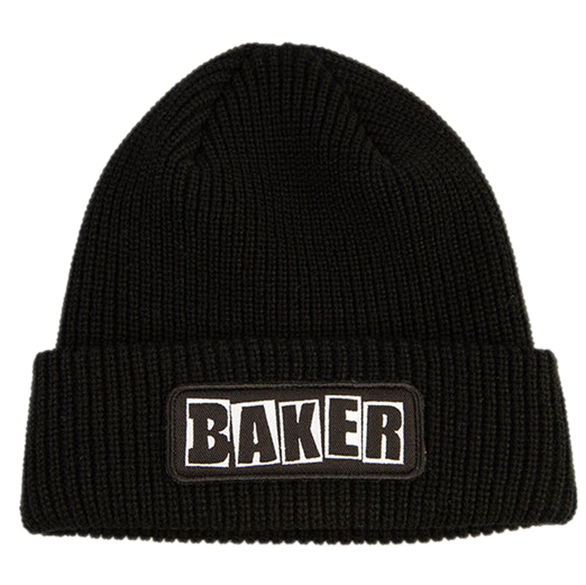 Baker Brand Logo Patch Beanie - Black image 1