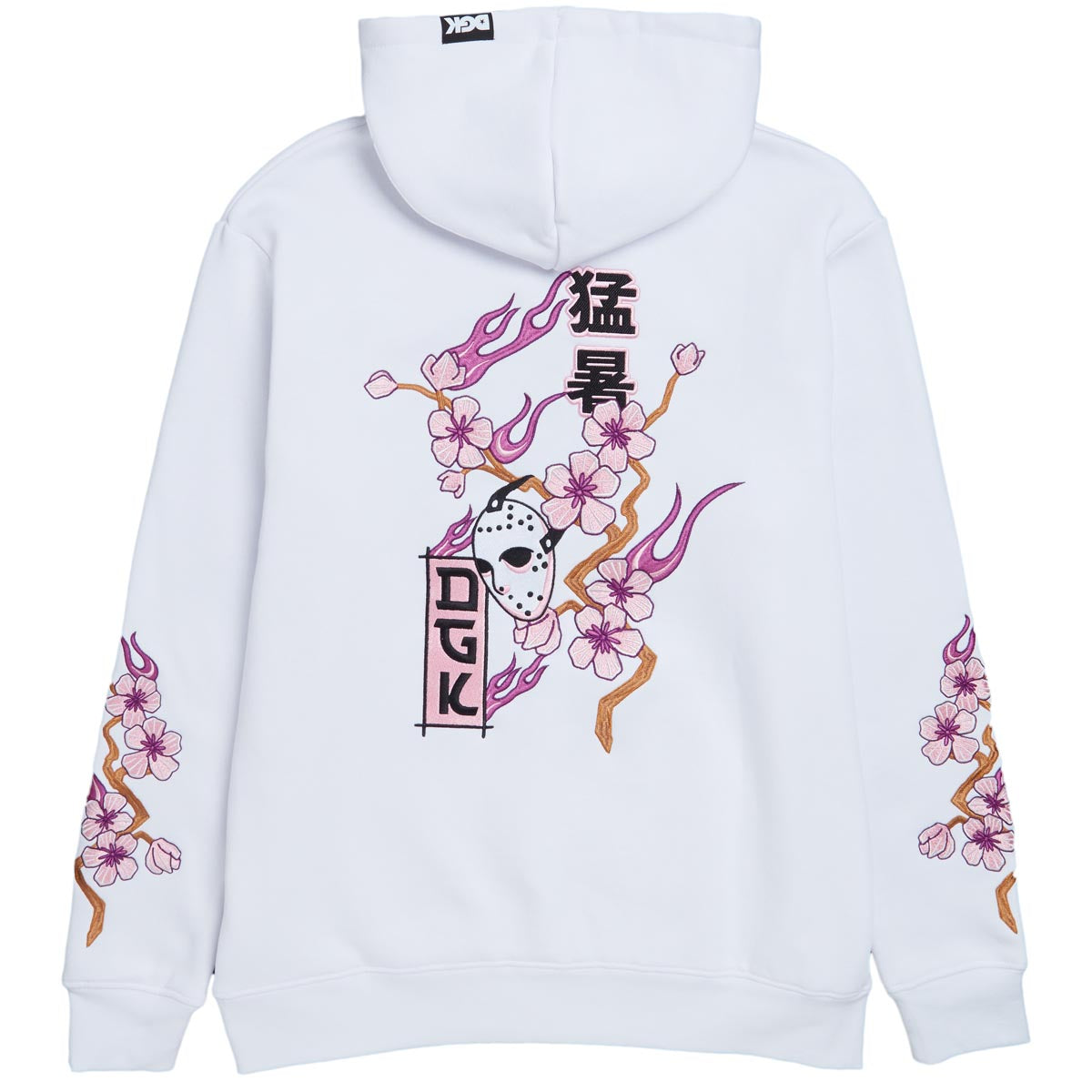 DGK Fire Blossom Hoodie - White image 1