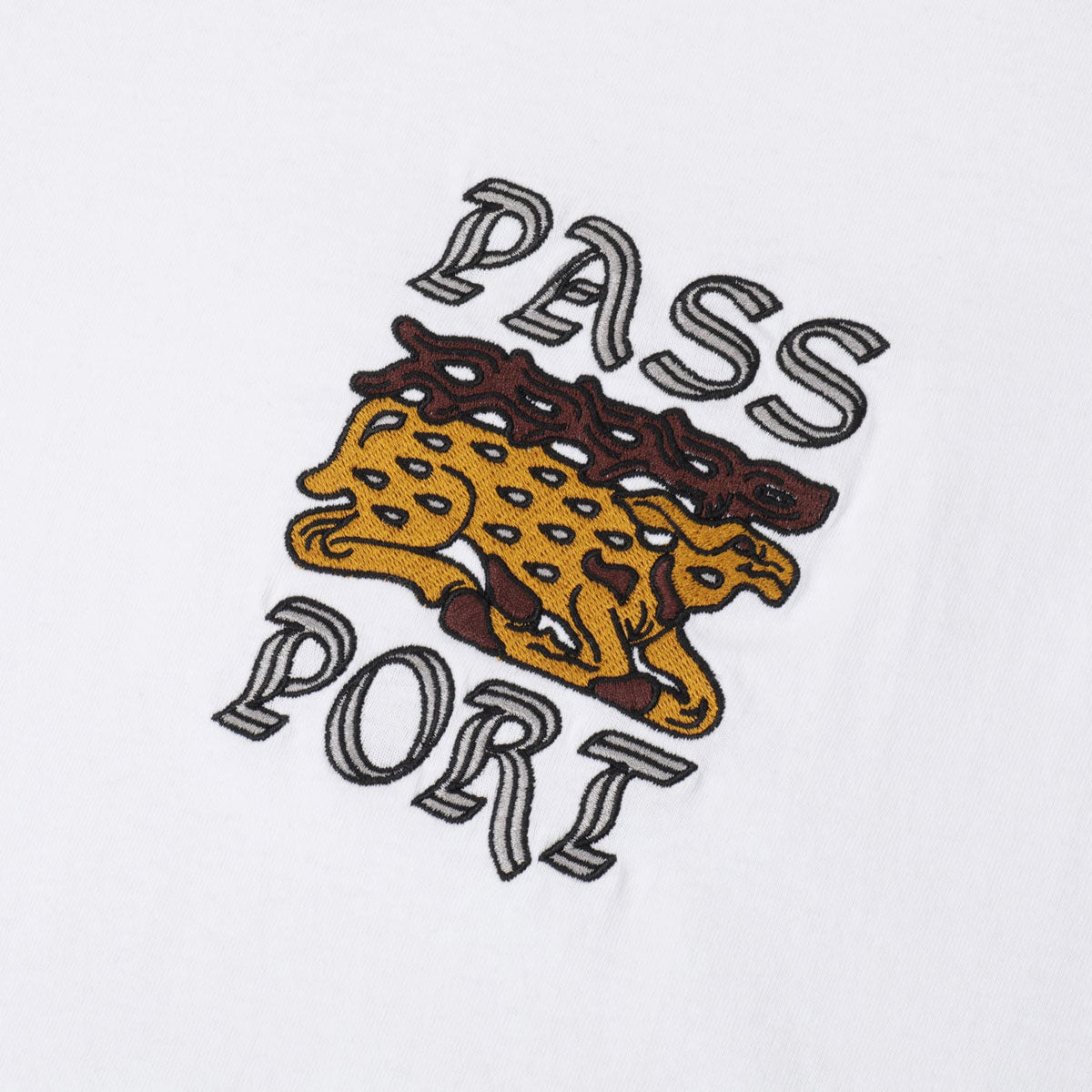 Passport Antler T-Shirt - White image 2