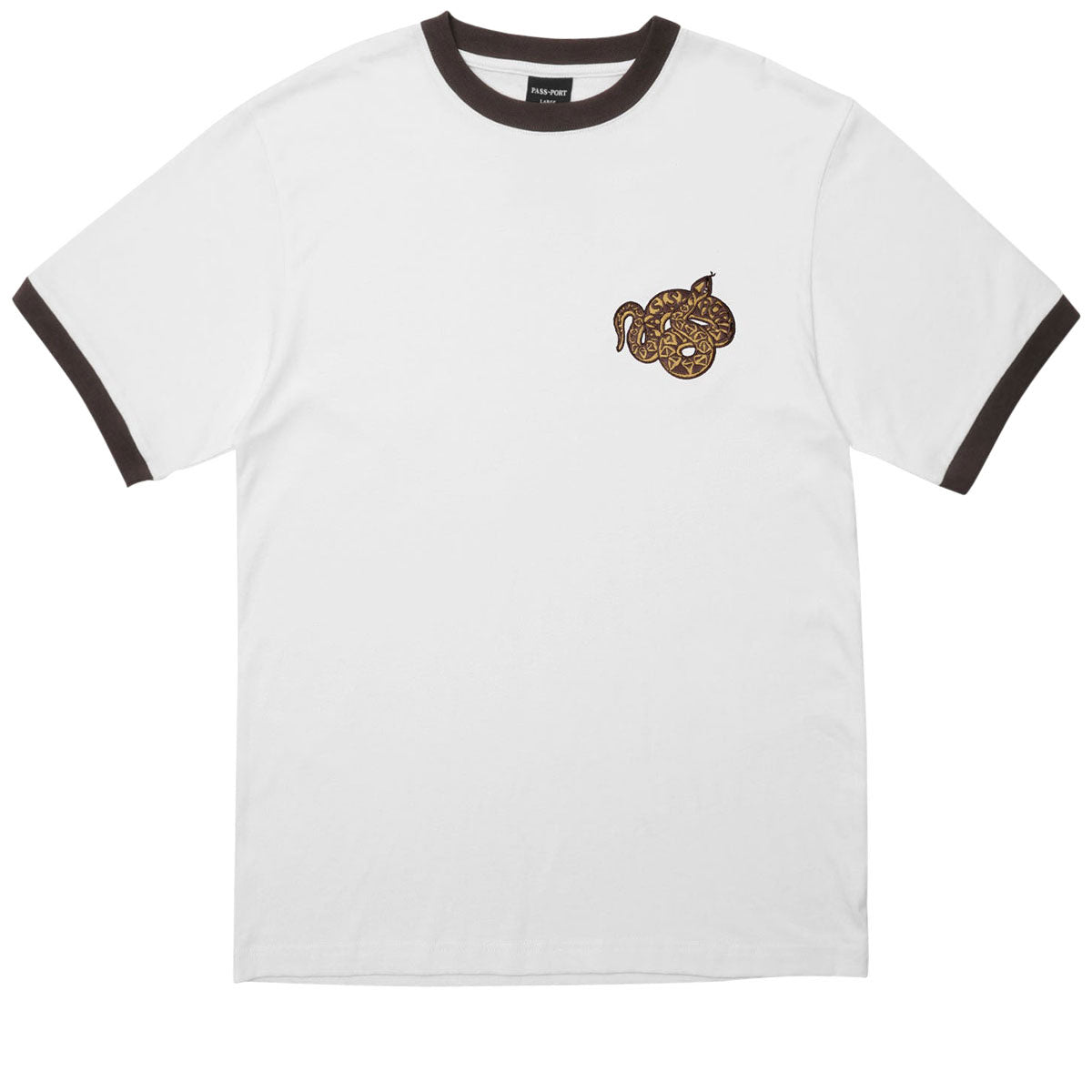 Passport Coiled T-Shirt - White image 1