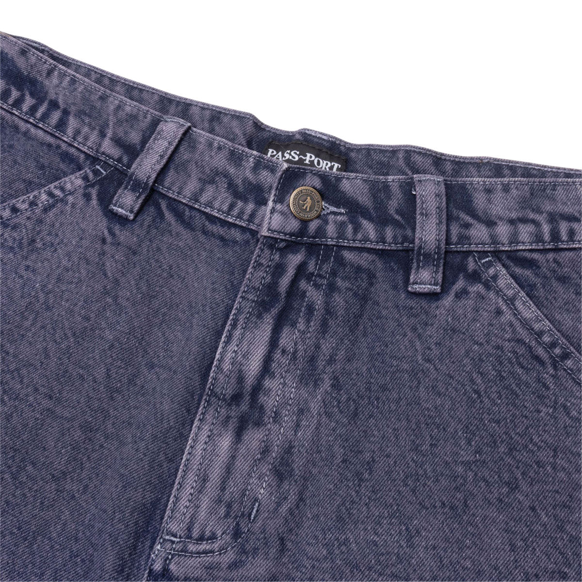 Passport Denim Workers Club Shorts - Purple Over-Dye image 5