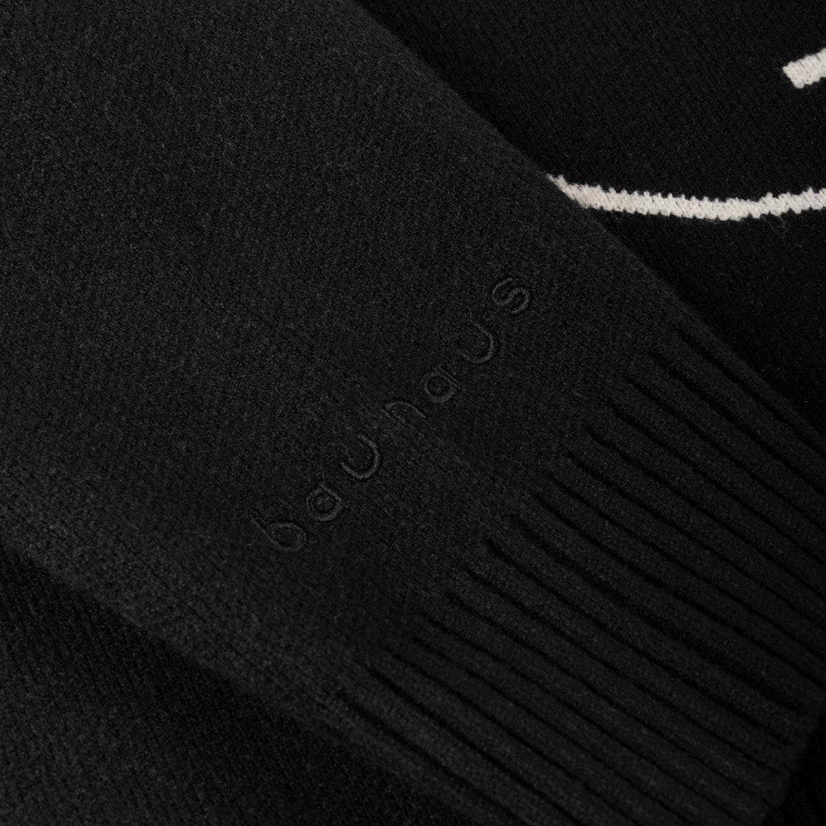 Welcome x Bauhaus Emblem Knit Sweater - Black image 4