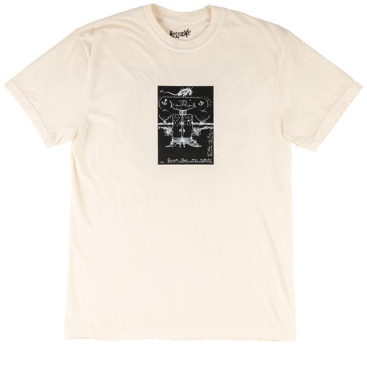 Welcome x Bauhaus Exquisite Corpse Gd T-Shirt - Bone image 1