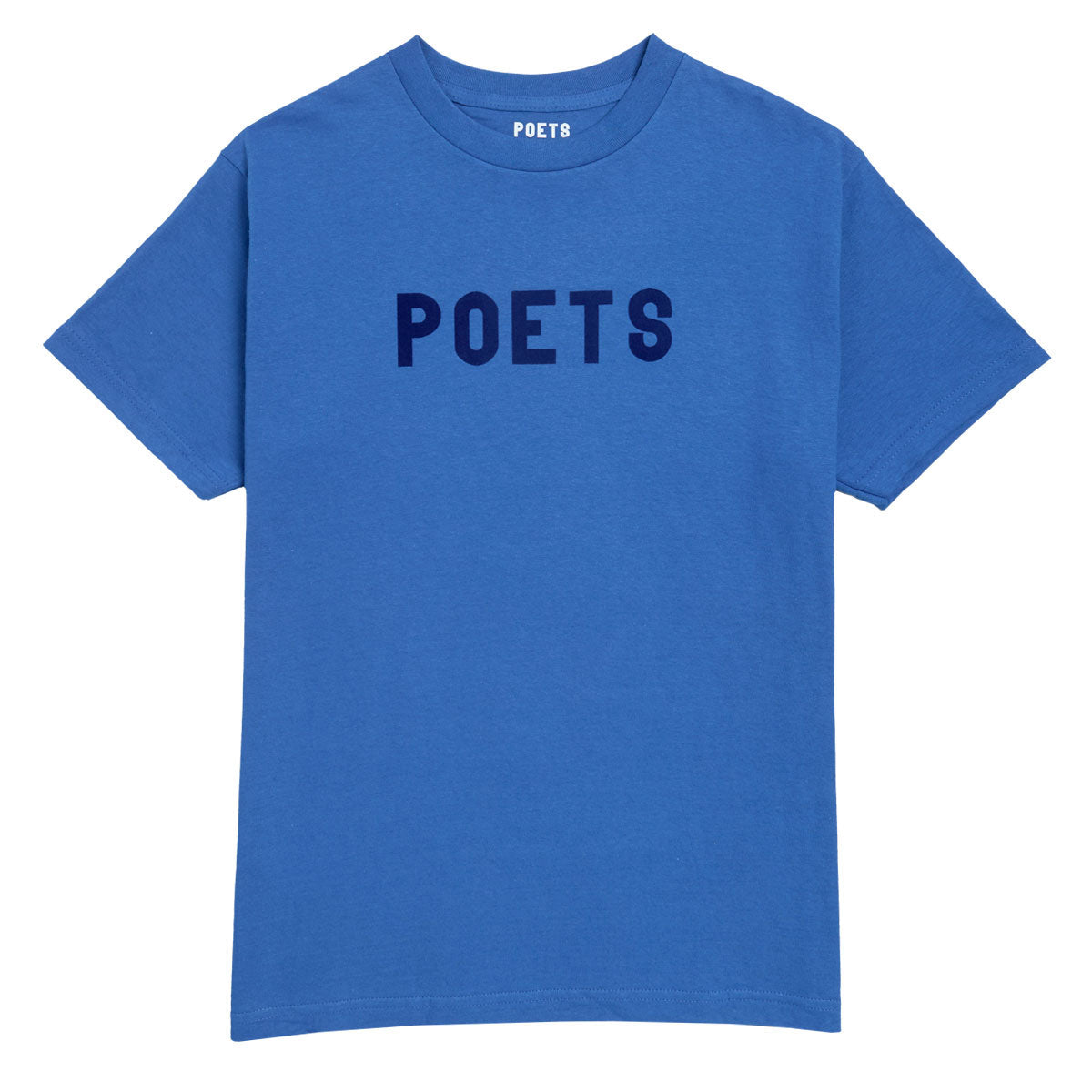 Poets OG Poets Flocked T-Shirt - Royal Blue/Royal Blue Flocking image 1