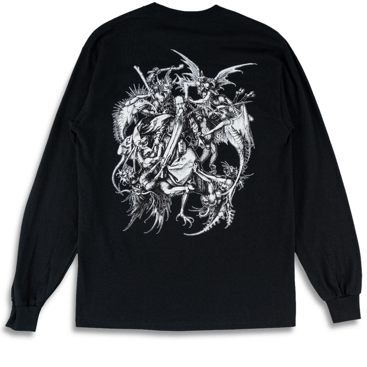 Welcome Saint Long Sleeve T-Shirt - Black image 1