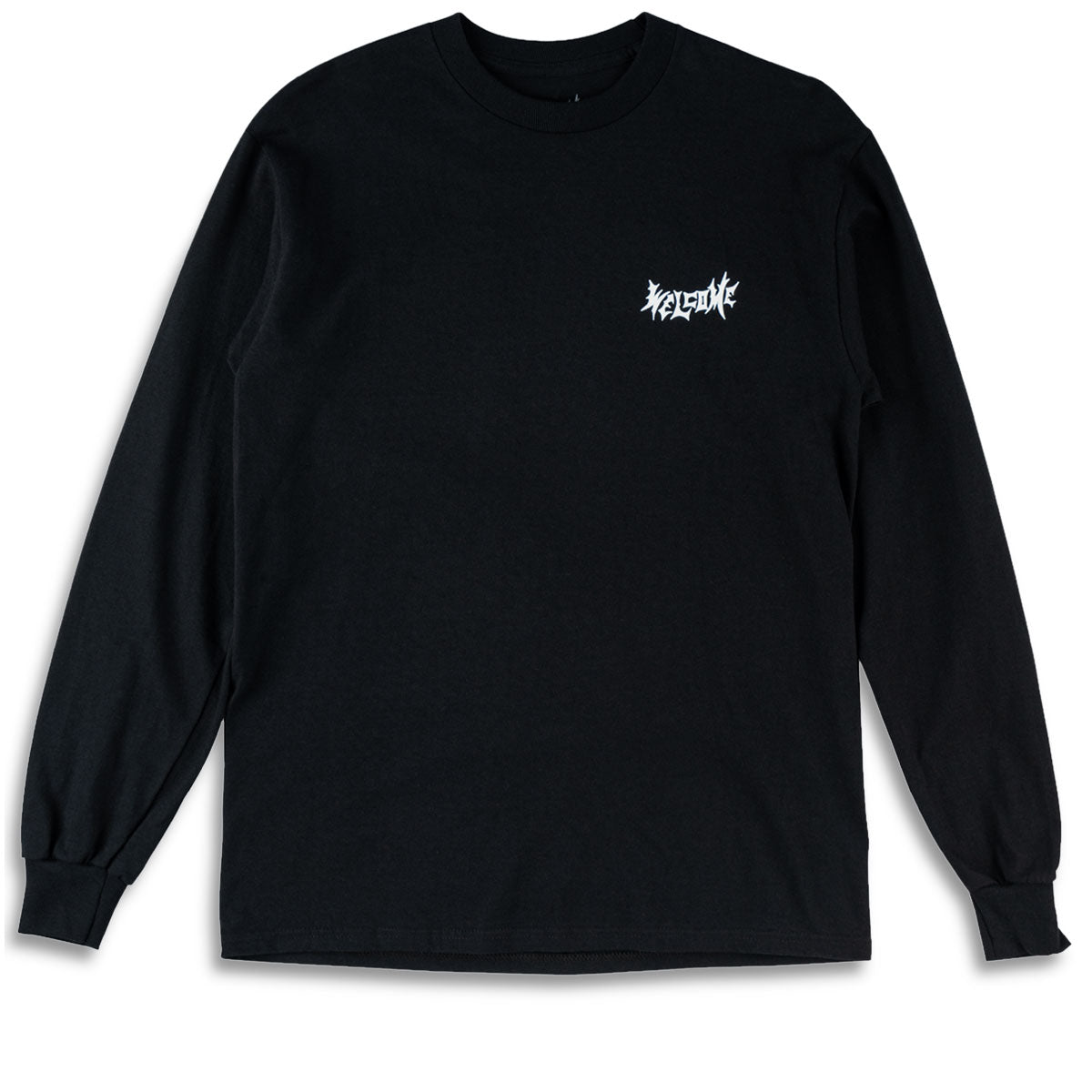 Welcome Saint Long Sleeve T-Shirt - Black image 2