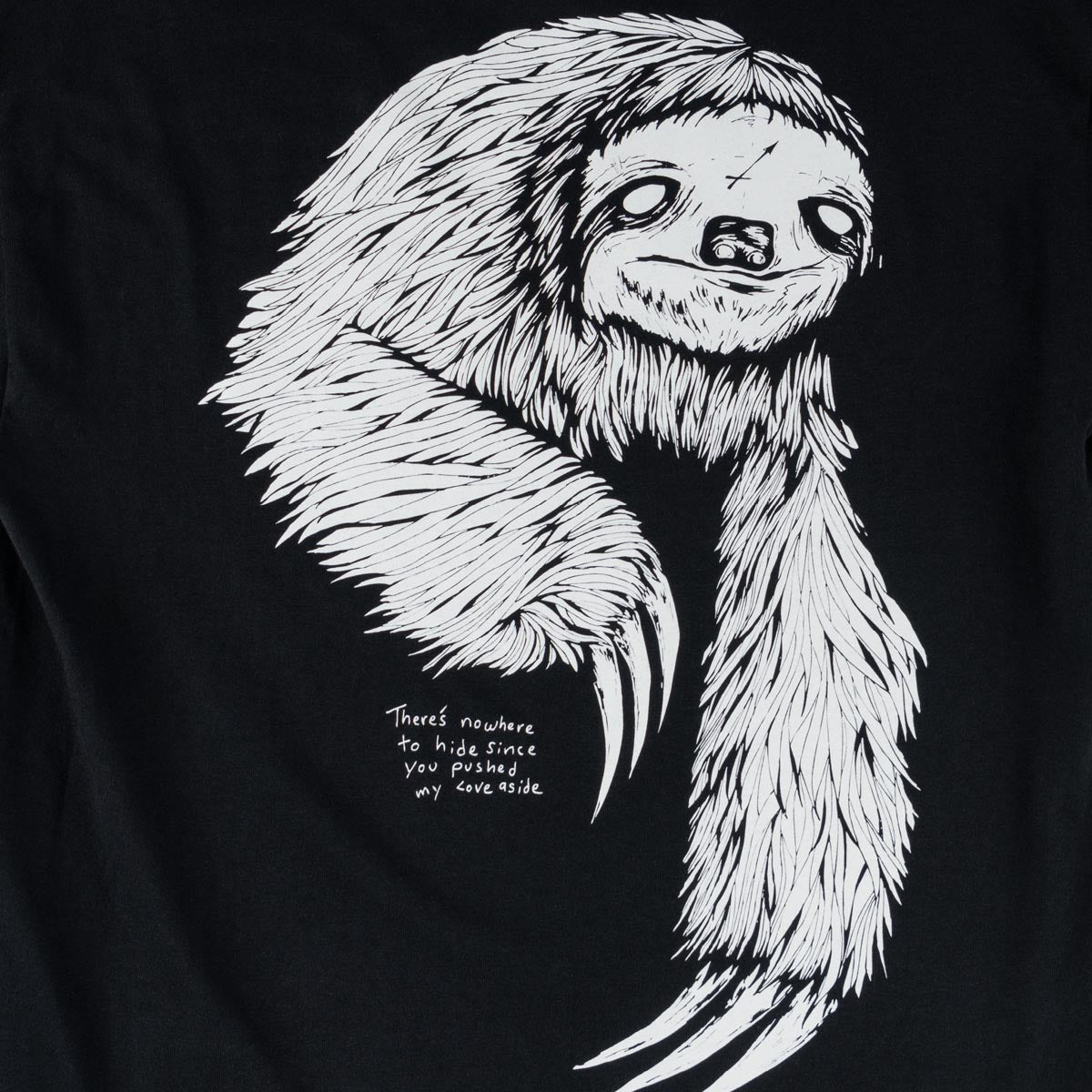 Welcome Sloths T-Shirt - Black/White image 3