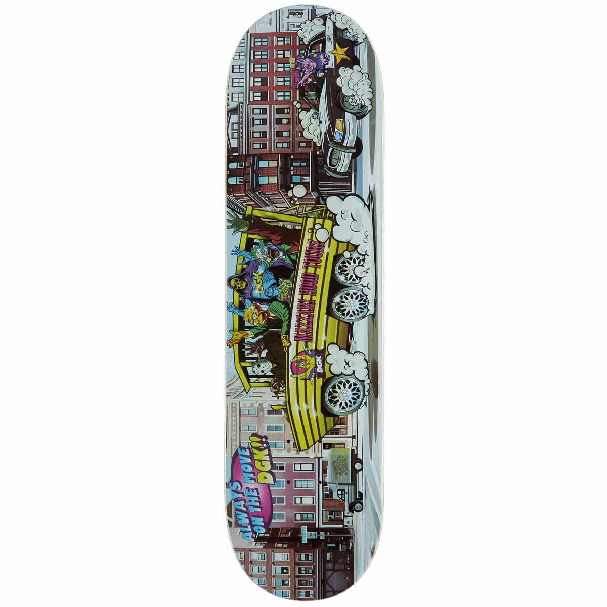 DGK Hood Tours Mazzari Twin Tail Skateboard Deck - 8.25