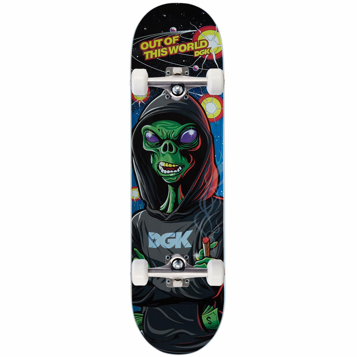 DGK Out Of This World Skateboard Complete - 8.25