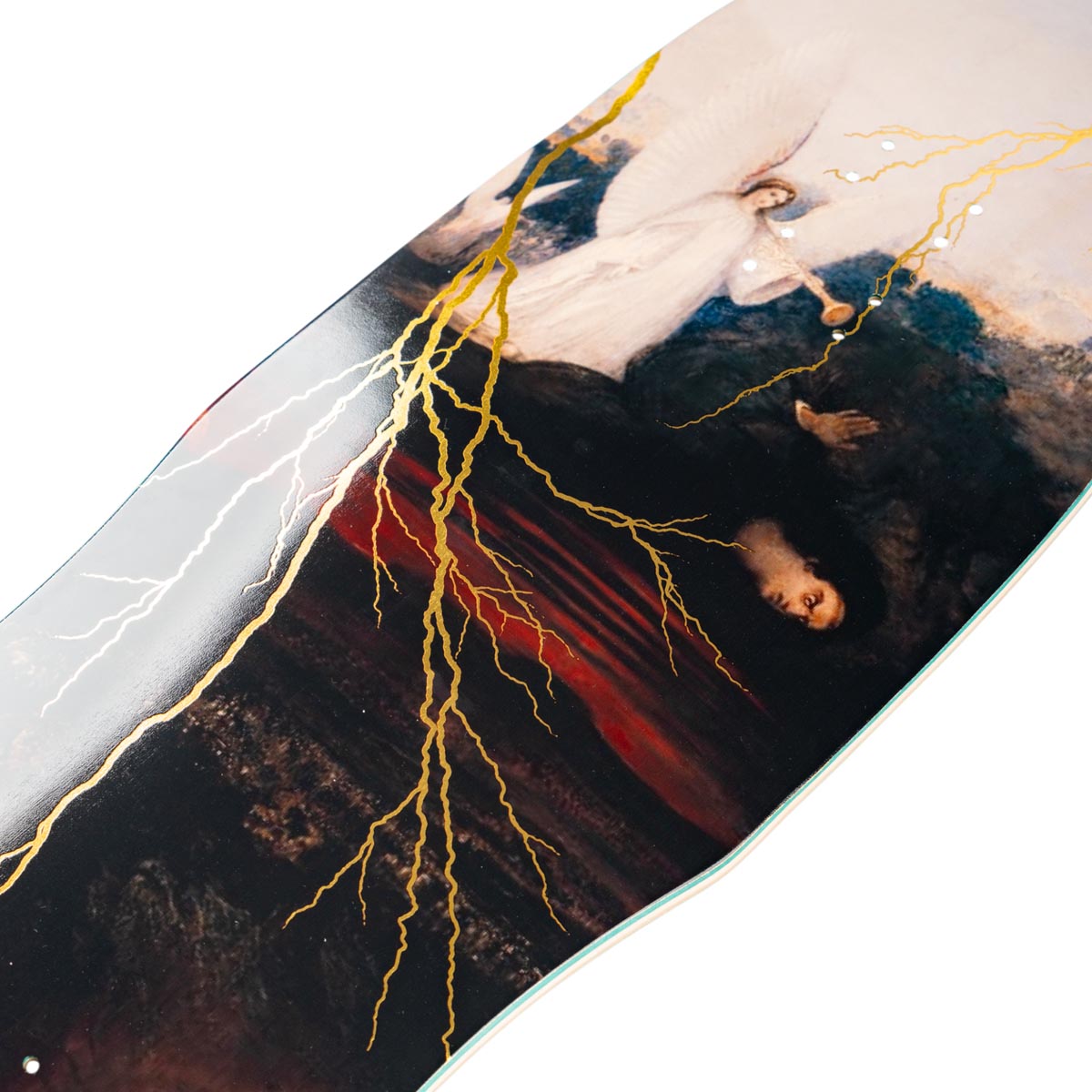 Welcome Rapture On A Dark Lord Skateboard Deck - Gold Foil - 9.85