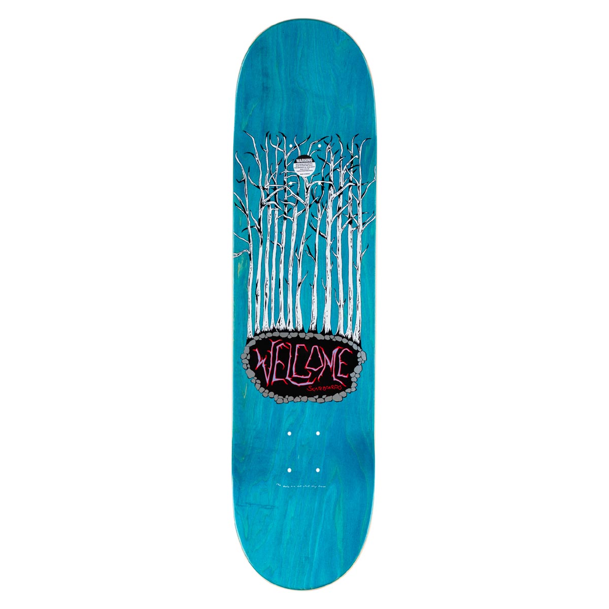 Welcome Sloth Skateboard Complete - Black/White - 8.25