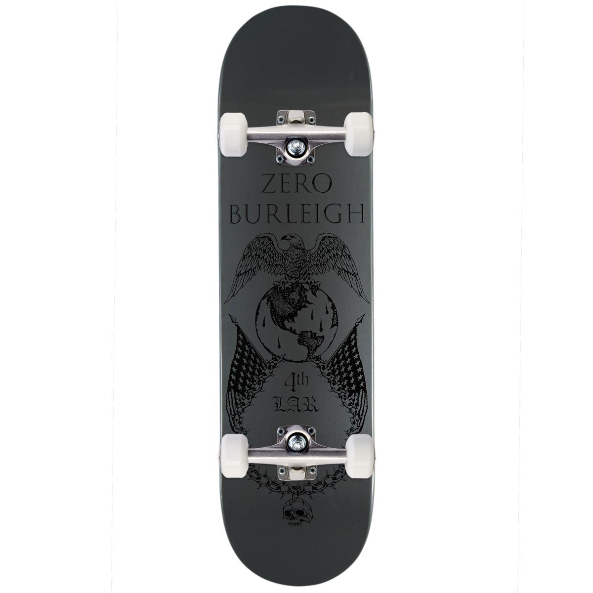 Zero Always Faithful Skateboard Complete - Silver - 8.25