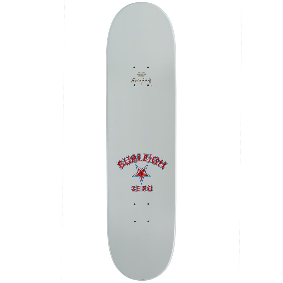 Zero American Zero Burleigh Skateboard Complete - White - 8.25