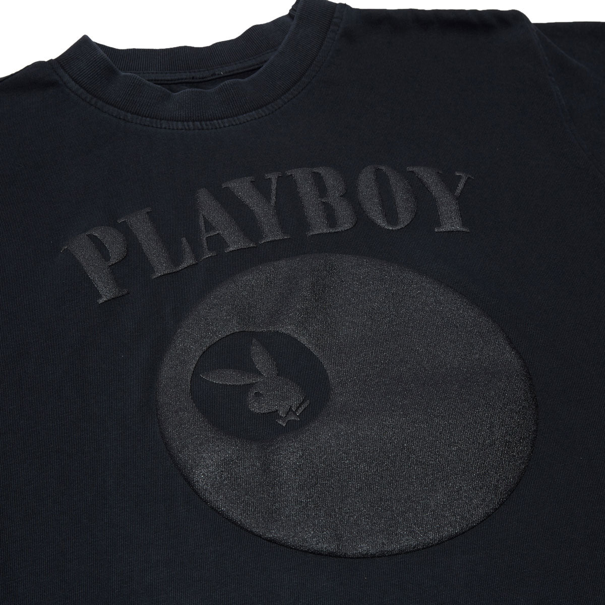 Color Bars x Playboy Billiard Puff T-Shirt - Black/Black image 2