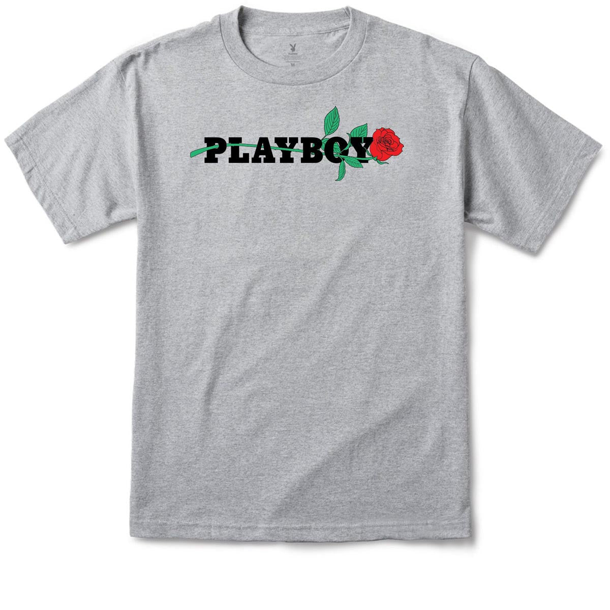 Color Bars x Playboy Rose T-Shirt - Heather Grey image 1