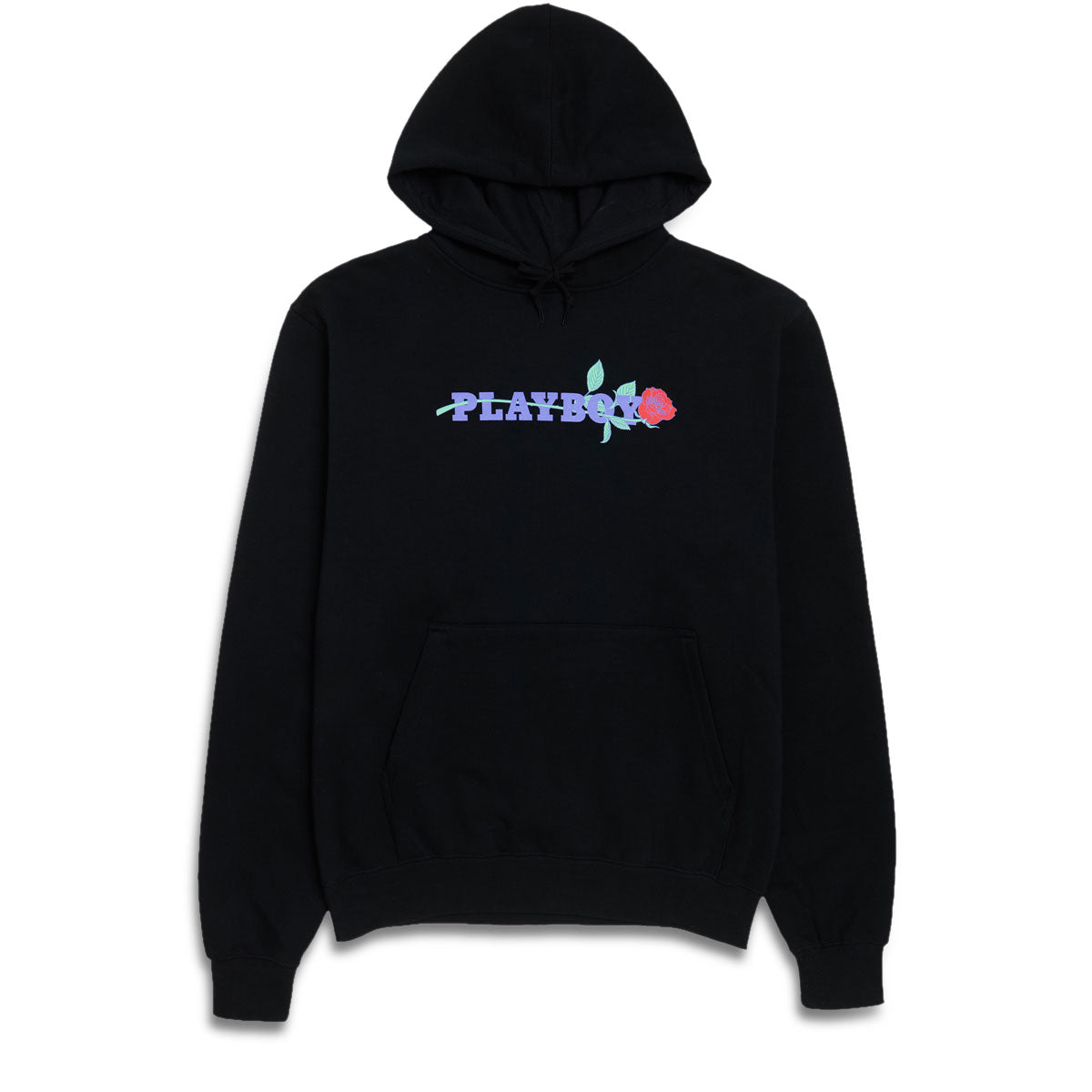 Color Bars x Playboy Rose Hoodie - Black image 1