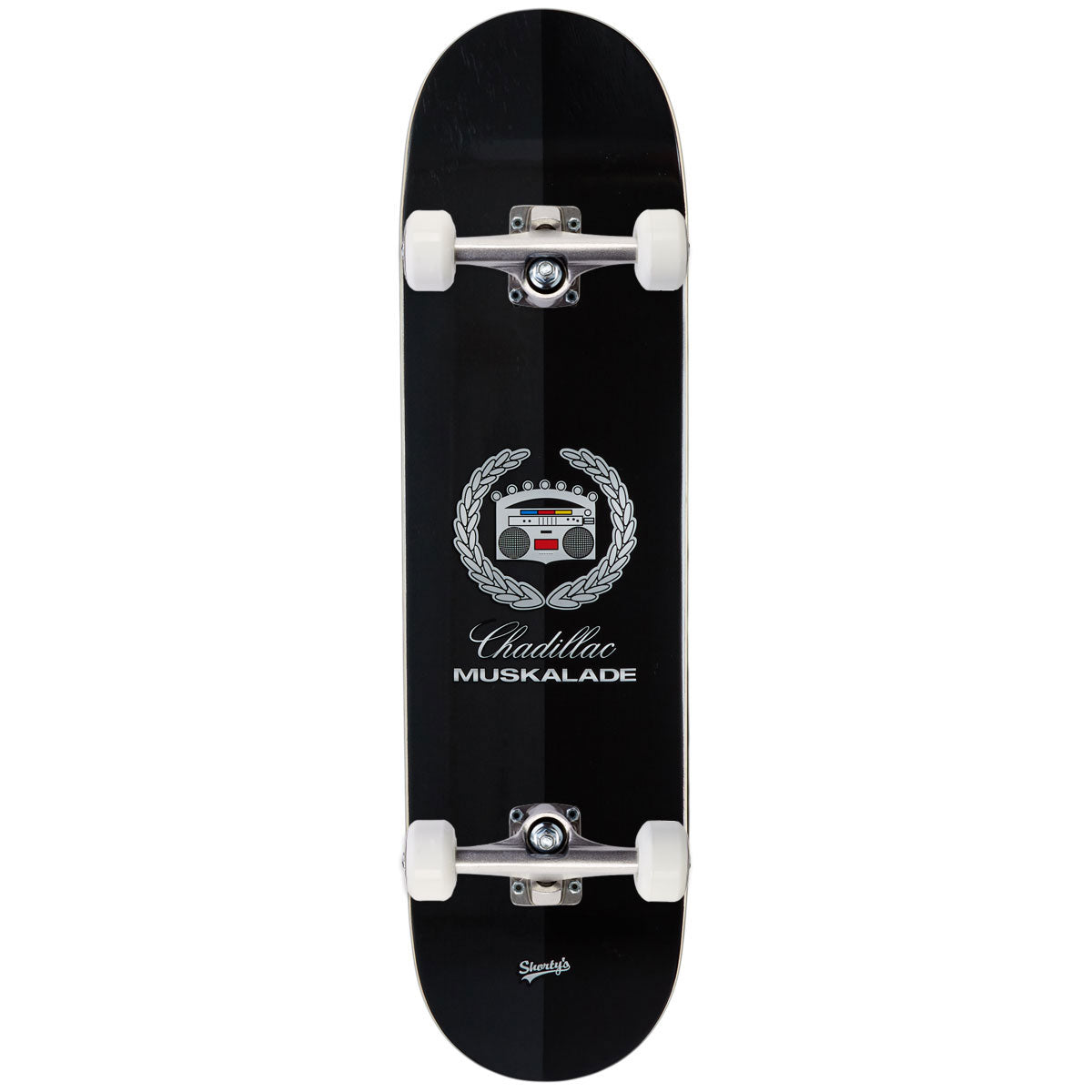 Shorty's Muskalade Skateboard Complete - Black - 8.25