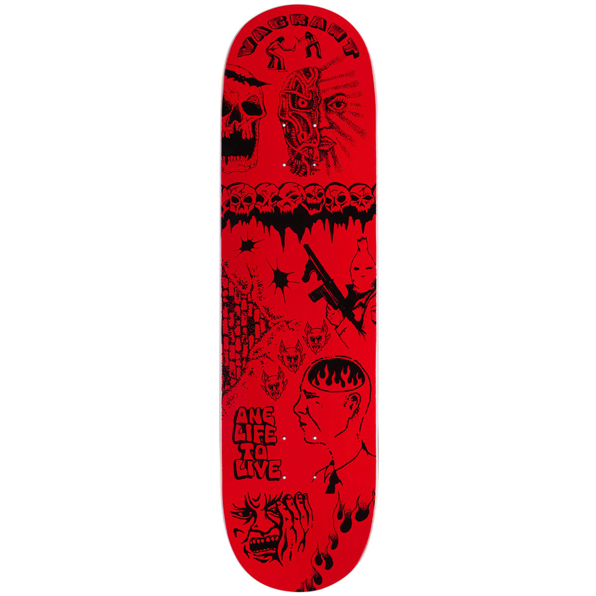 Baker Casper Black Book Skateboard Deck - 8.50