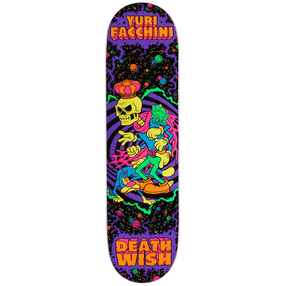 Deathwish Yuri Lords Of The Underworld Skateboard Deck - 8.125