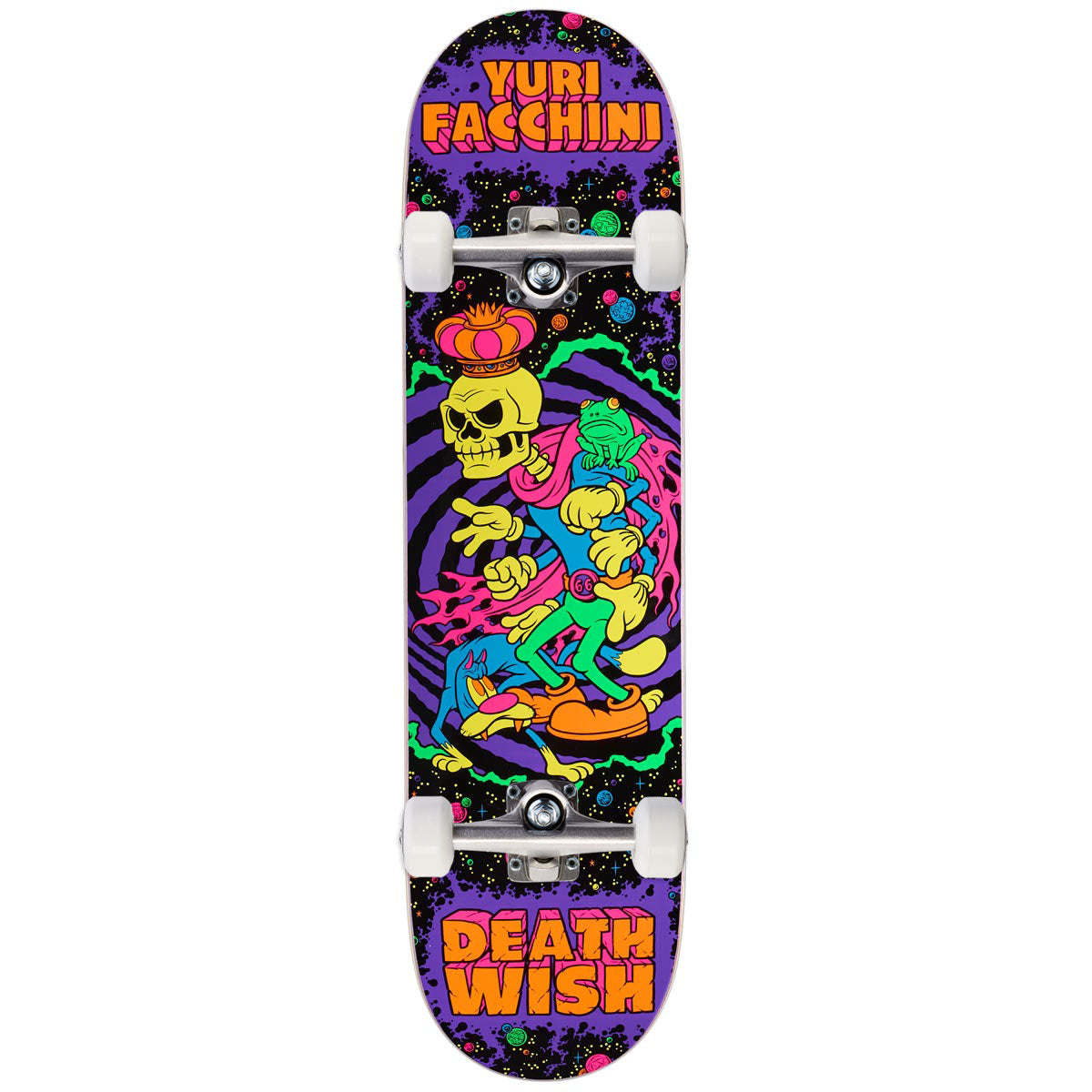 Deathwish Yuri Lords Of The Underworld Skateboard Complete - 8.125