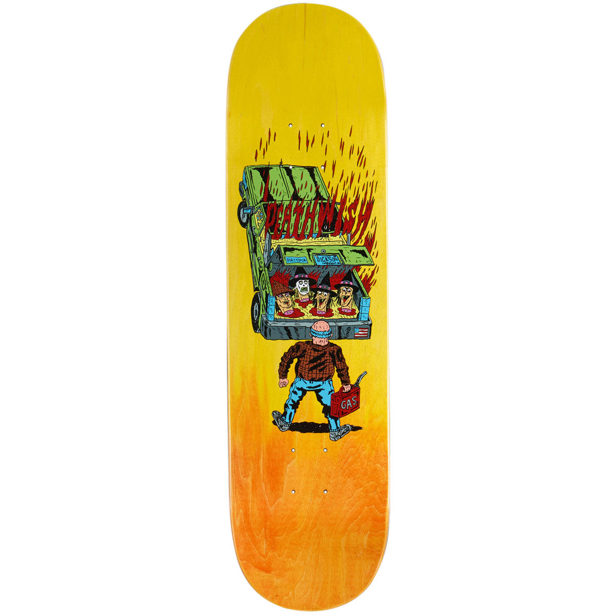 Deathwish Dickson Full Heat Skateboard Deck - 8.25