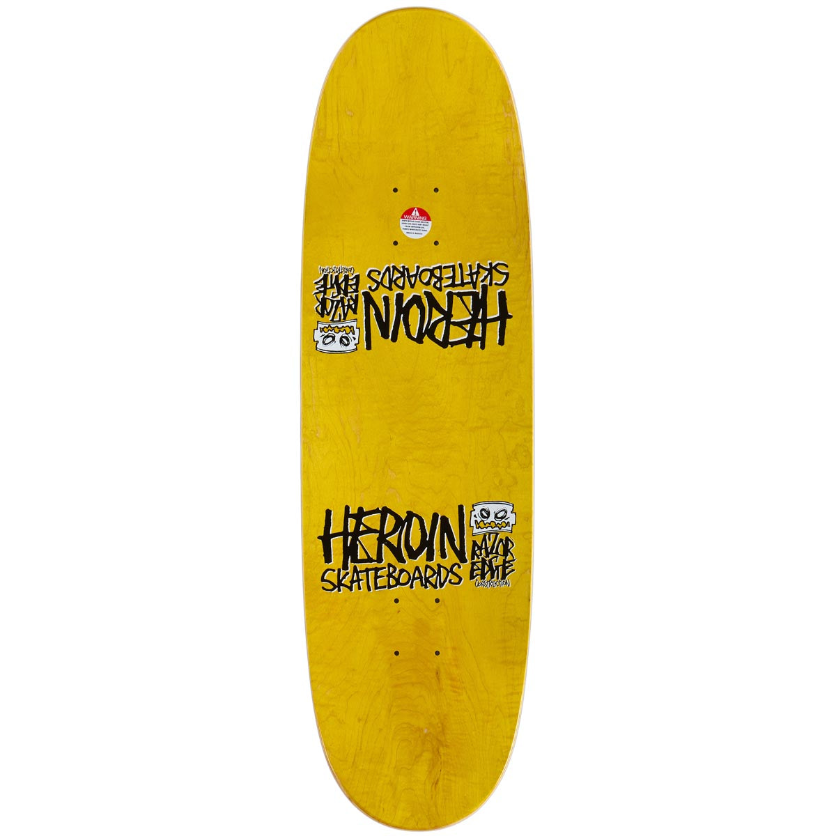 Heroin Symmetrical Holo Egg Skateboard Deck - 9.25