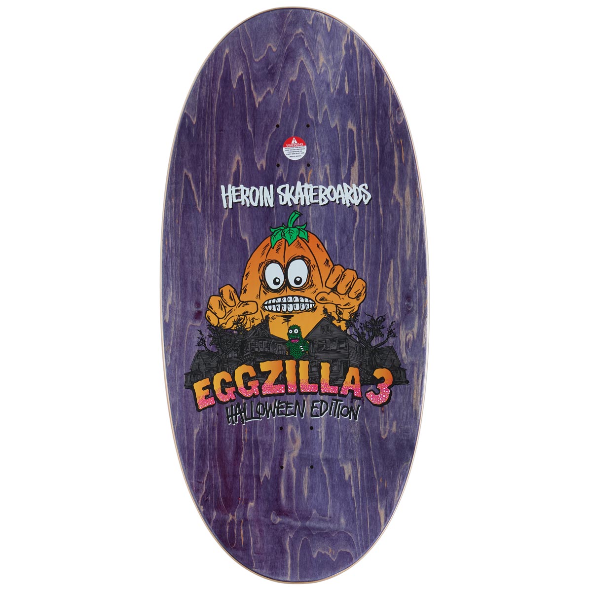 Heroin Eggzilla 3 Skateboard Deck - 14.00