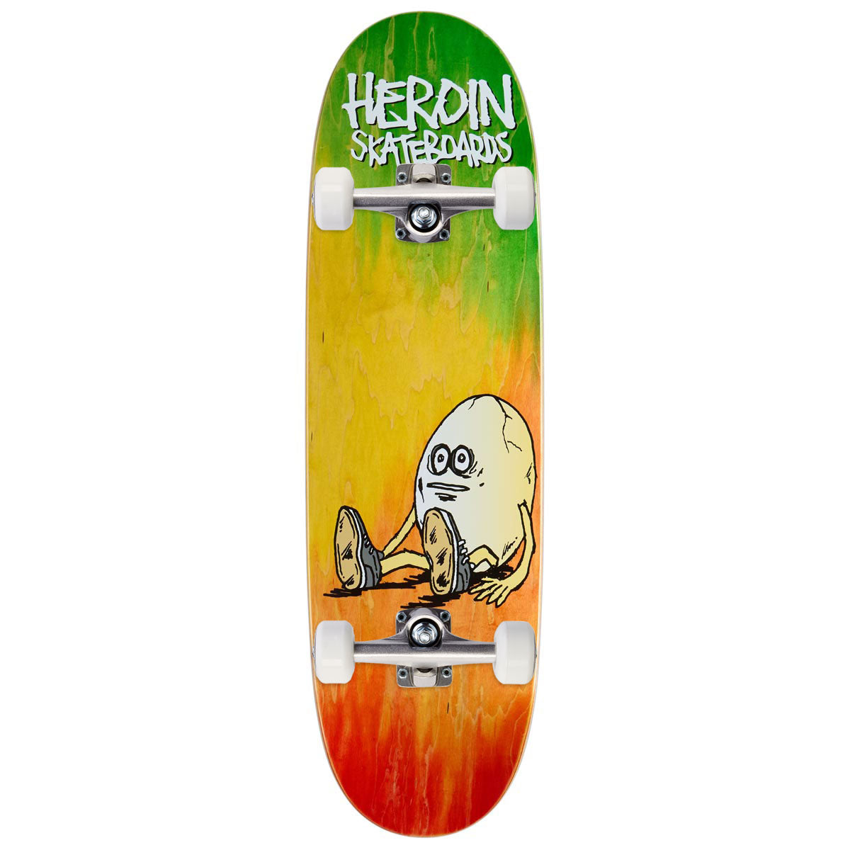 Heroin Rainbow Egg Skateboard Complete - 9.125