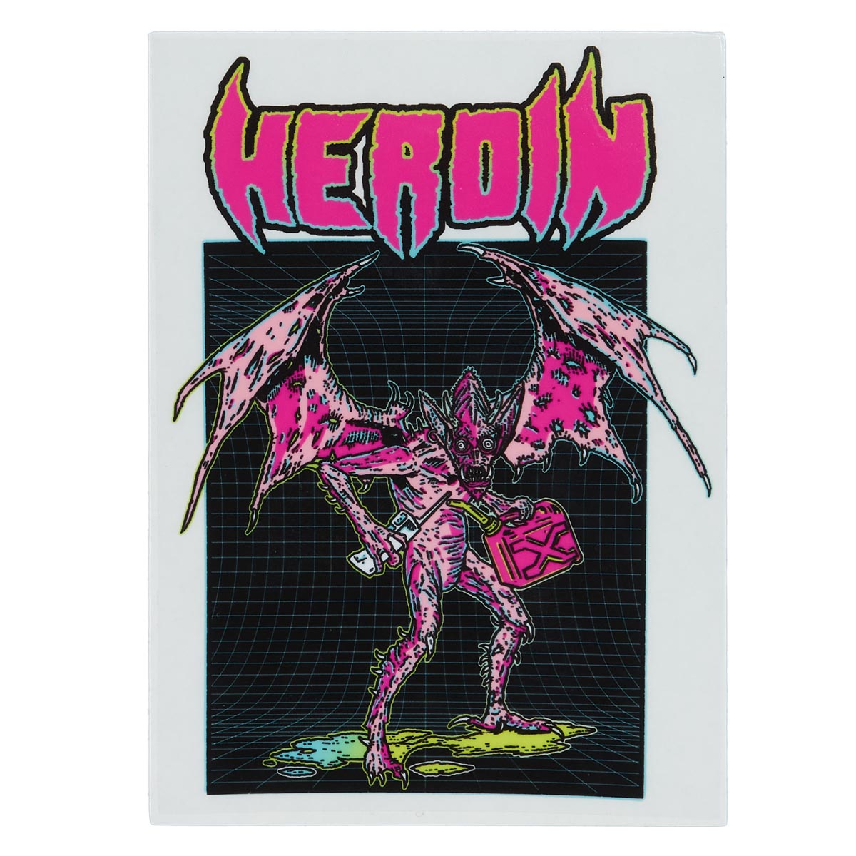 Heroin Yankou Hellscape Sticker image 1