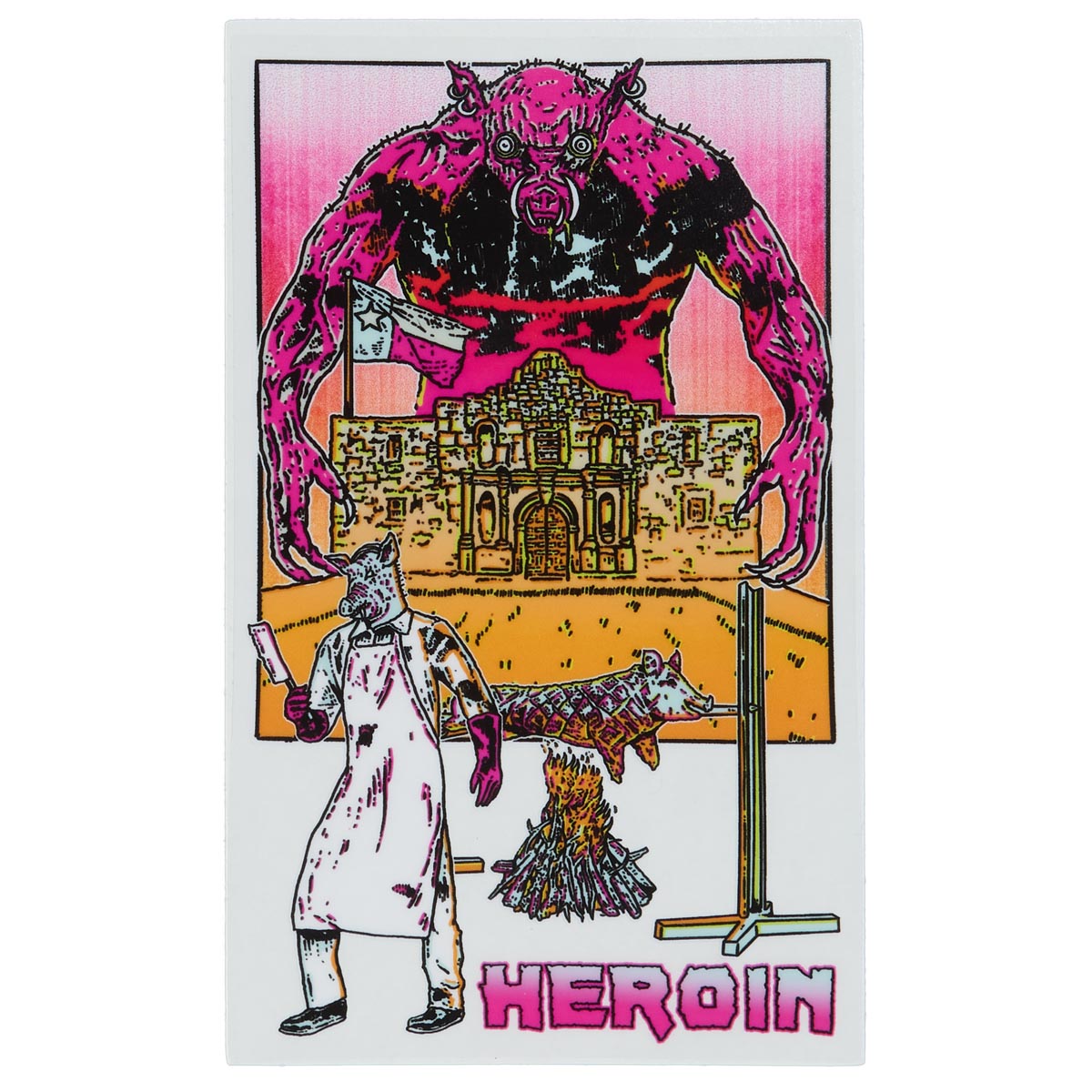 Heroin Wilson Hellscape Sticker image 1